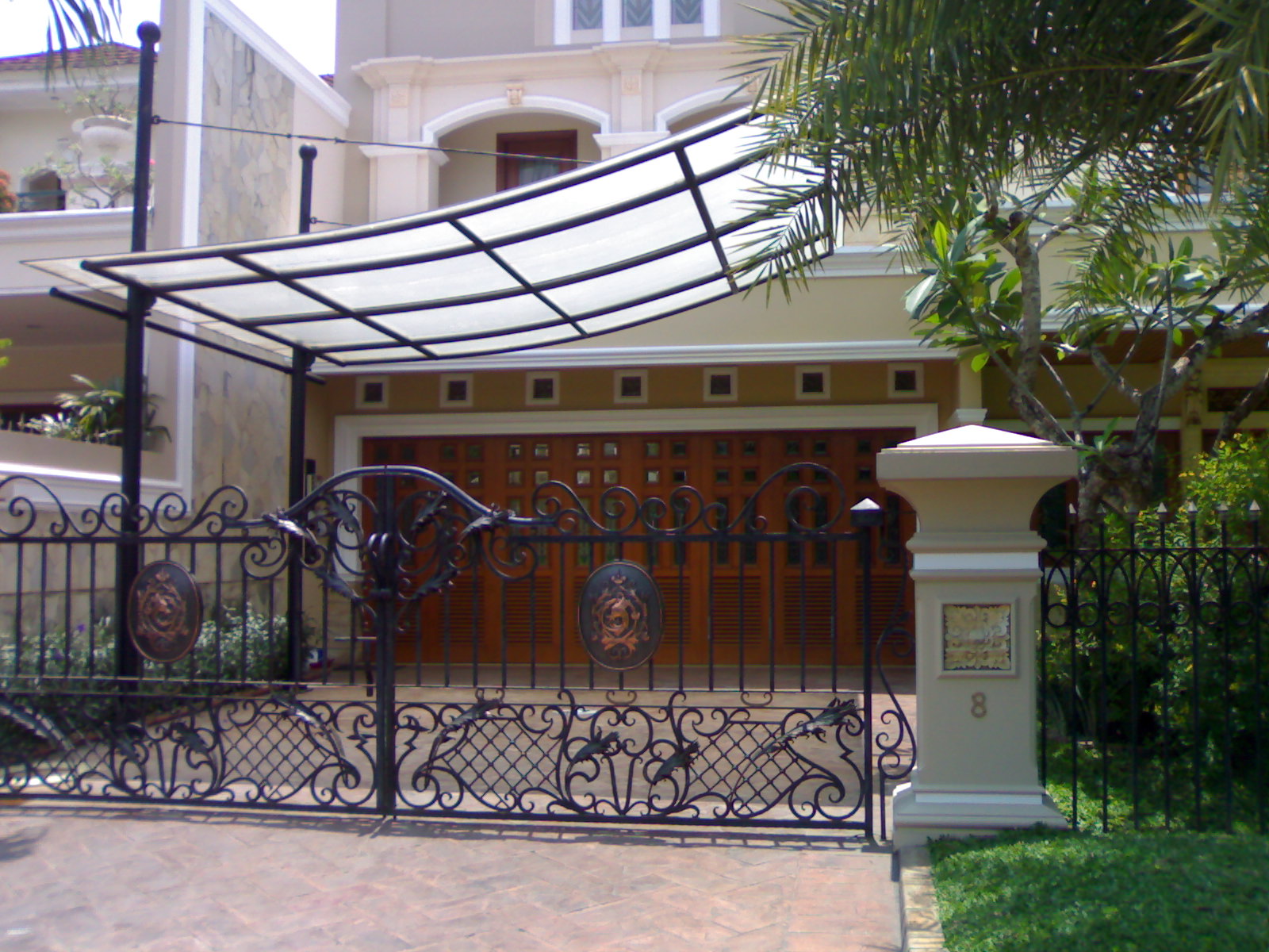 Pagar Besi, Railing, Railing Tangga, Kanopi